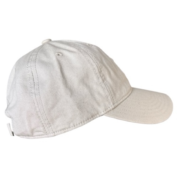 Adidas Beige Cotton Embroidered Logo Adjustable Strap Baseball Cap - Picture 4 of 7